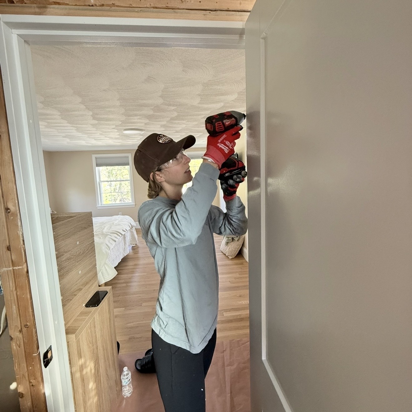 Installing door trim
